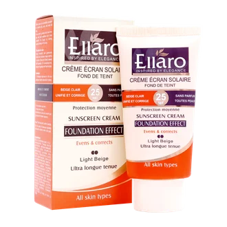 تصویر ضد آفتاب کرم پودری رنگی SPF25 الارو