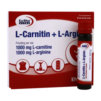 تصویر ویال ال کارنیتین و ال آرژنین یوروویتال