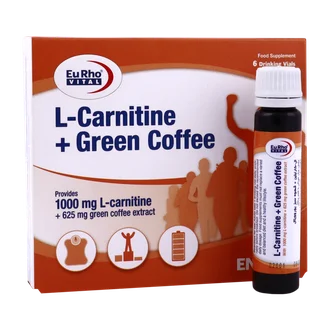 تصویر ویال ال کارنیتین + قهوه سبز یوروویتال