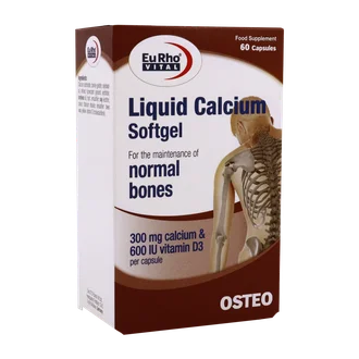 تصویر کپسول لیکوئید کلسیم یوروویتال