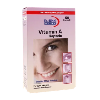 تصویر کپسول ویتامین آ یوروویتال