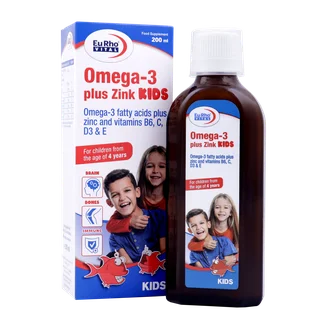 تصویر شربت امگا 3 پلاس زینک کیدز یوروویتال