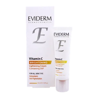 تصویر کرم روشن کننده پوست ویتامین سی اویدرم