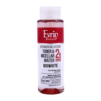 تصویر میسلار واتر تونر پوست دارای لک 2 در 1 بایووایت اورین