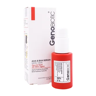 تصویر سرم آلفا و بتا هیدروکسی اسید ژنوبایوتیک