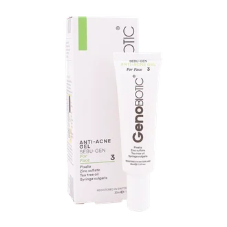تصویر ژل ضد آکنه ژنوبایوتیک سبوژن 3