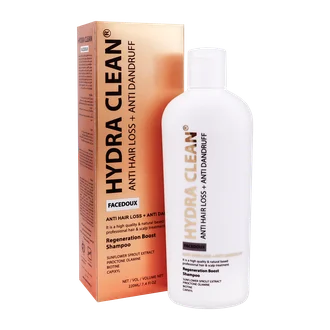 تصویر شامپو ضد ریزش و ضد شوره هیدراکلین فیس دوکس