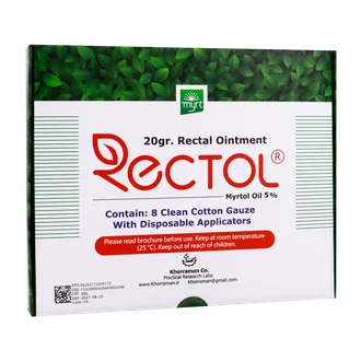 تصویر پماد میرتول 5 درصد رکتول خرمان