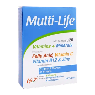 تصویر قرص مولتی لایف لایف آن