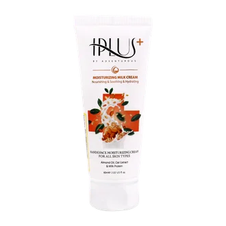 تصویر کرم آبرسان روغن بادام و جو دو سر آی پلاس 60 میلی لیتر