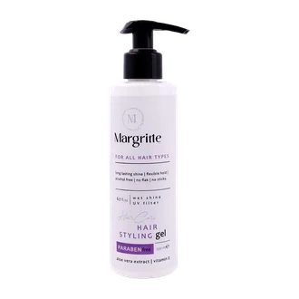 تصویر ژل موی سر خیس و براق مارگریت