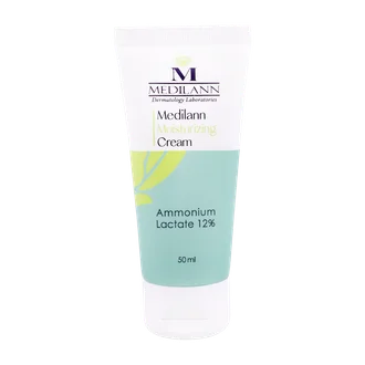 تصویر کرم مرطوب کننده آمونیوم لاکتات 12 درصد مدیلن