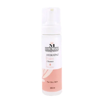 تصویر فوم شستشو و آبرسان پوست خشک مدیلن
