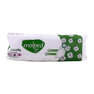 تصویر نوار بهداشتی مولپد بزرگ ضخیم پنبه ای