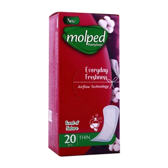 تصویر پد روزانه مولپد نازک مدل طراوت روزانه