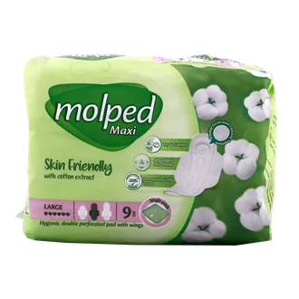 تصویر نوار بهداشتی مولپد بزرگ مشبک با عصاره‌ پنبه