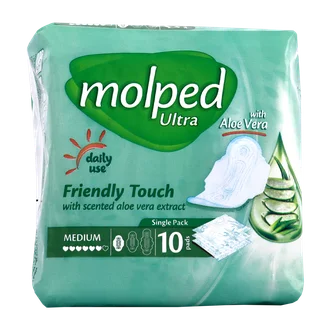 تصویر نوار بهداشتی روز مولپد اولترا متوسط آلوئه ورا