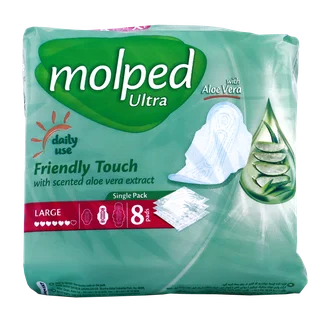 تصویر نوار بهداشتی روز مولپد اولترا بزرگ آلوئه ورا