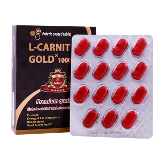 تصویر قرص ال کارنیتین گلد 500 مولتی نرمال