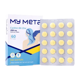 تصویر قرص سیستین B6 زینک مای متا