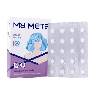 تصویر قرص بیوتین 4500 میکرو گرم مای متا
