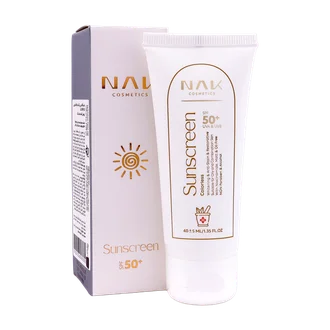 تصویر ضد آفتاب SPF50 بی رنگ مات پوست چرب ناک