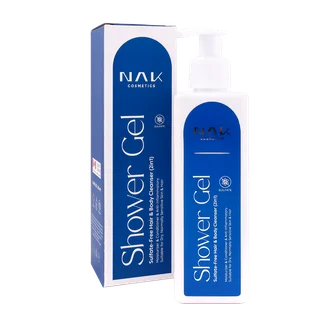 تصویر شاور ژل بدون سولفات پوست و موی خشک ناک
