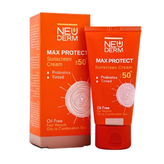 تصویر ضد آفتاب مکس پروتکت SPF50 پوست چرب نئودرم