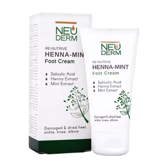 تصویر کرم ترک پا رینوتریو نعنا و حنا نئودرم