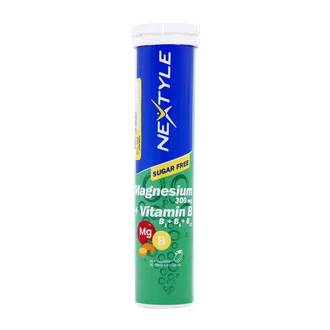 تصویر قرص جوشان منیزیم و ویتامین ب نکستایل