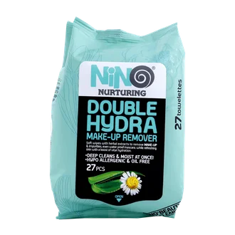 تصویر دستمال مرطوب آرایش پاک کن روشن کننده پوست نینو