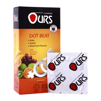 تصویر کاندوم تاخیری Dot Beat اورز 12 عددی