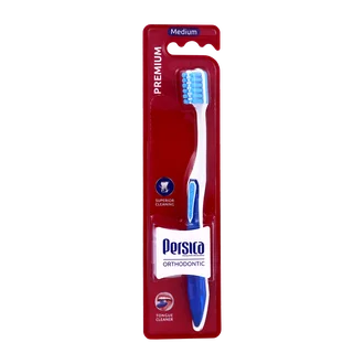 تصویر مسواک متوسط ارتودنسی پرمیوم پرسیکا کد P321