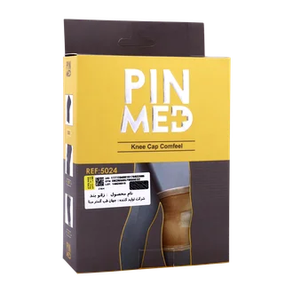 تصویر زانو بند کشی کرم رنگ پین مد  کد 5024