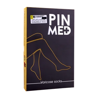 تصویر جوراب واریس زیر زانو پین مد کد 7070