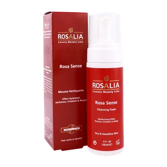 تصویر فوم پاک کننده پوست خشک و حساس رزا سنس رزالیا
