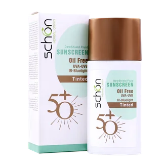 تصویر فلوئید ضد آفتاب رنگی دیووشیلد SPF50 شون