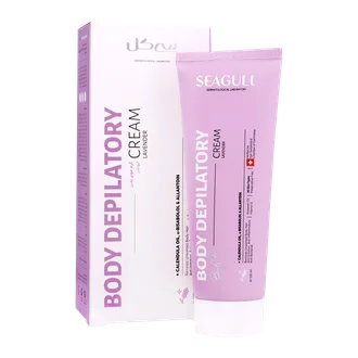 تصویر کرم موبر بدن لوندر بادی بیوتی سی گل