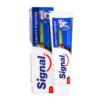 تصویر خمیر دندان گیاهی ضد پوسیدگی سیگنال 100 میلی لیتری