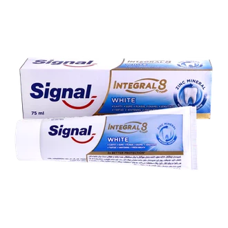 تصویر خمیر دندان سیگنال اینتگرال 8 سفید کننده
