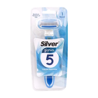 تصویر خودتراش 5 لبه زنانه گلوریا 5 سیلور