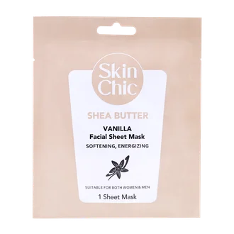 تصویر ماسک صورت شی باتر و وانیل اسکین شیک