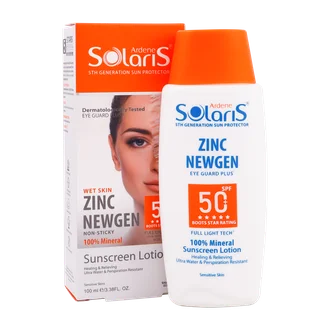 تصویر لوسیون ضد آفتاب پوست حساس SPF50 آردن سولاریس