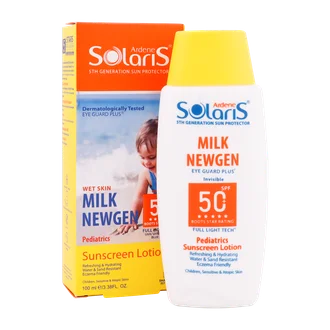 تصویر لوسیون ضد آفتاب کودک SPF50 آردن سولاریس