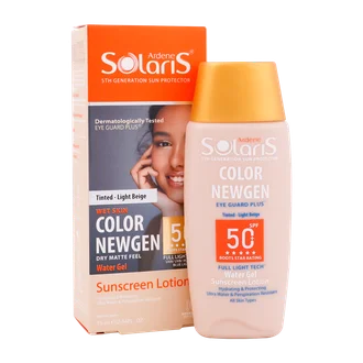 تصویر لوسیون ضد آفتاب رنگی SPF50 آردن سولاریس کالر نیوژن
