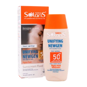 تصویر ضد آفتاب فلوئید رنگی آردن سولاریس یونی فایینگ نیوژن