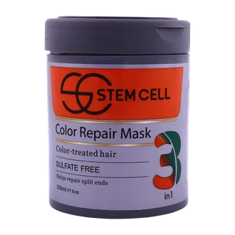 تصویر ماسک مو استم سل موهای رنگ شده 3 در 1