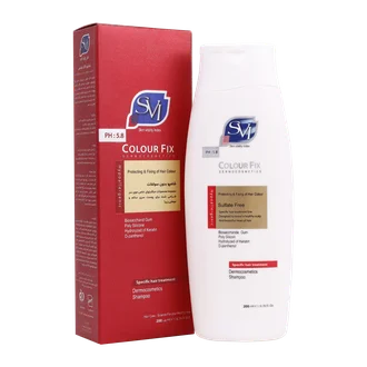 تصویر شامپو بدون سولفات کالر فیکس اس وی آی