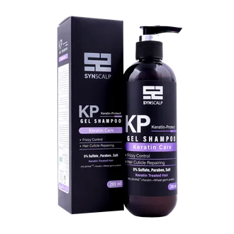 تصویر ژل شامپو بدون سولفات موهای کراتینه ساین اسکالپ ساین اسکین 280 میل