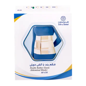 تصویر شکم بند با کش دوبل طب و صنعت کد 60430